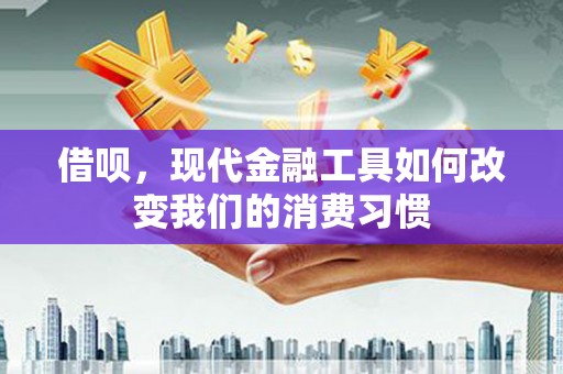 头屋借呗，现代金融工具如何改变我们的消费习惯