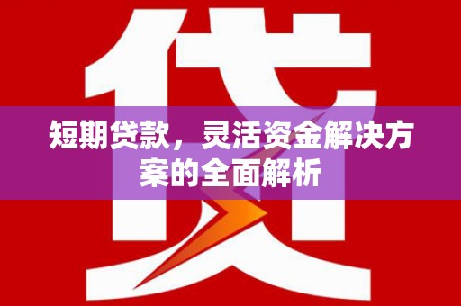 头屋短期贷款，灵活资金解决方案的全面解析