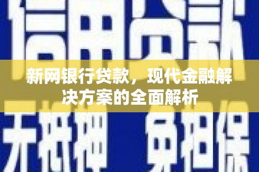 头屋新网银行贷款，现代金融解决方案的全面解析
