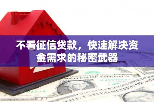头屋不看征信贷款，快速解决资金需求的秘密武器