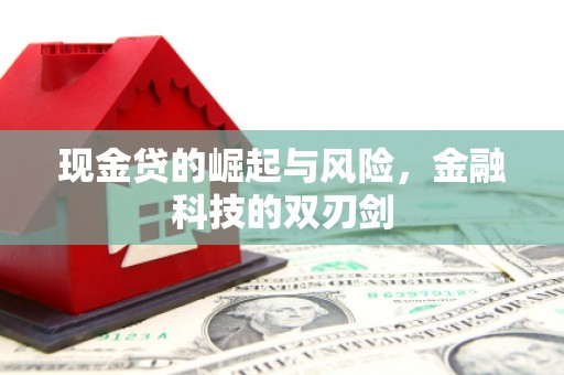 头屋现金贷的崛起与风险，金融科技的双刃剑
