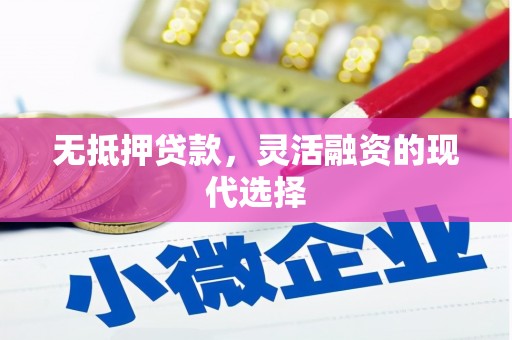 头屋无抵押贷款，灵活融资的现代选择