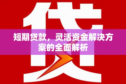 头屋短期贷款，灵活资金解决方案的全面解析