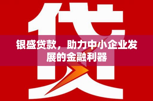 头屋银盛贷款，助力中小企业发展的金融利器