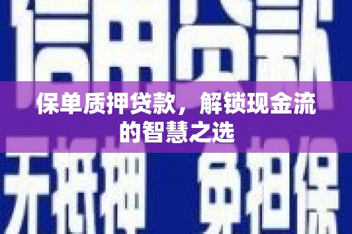 头屋保单质押贷款，解锁现金流的智慧之选